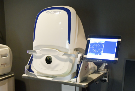 広角眼底カメラ「オプトス・カリフォルニア」イメージ